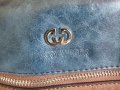 Gerry Weber чисто нова чанта от кожа в синьо, снимка 4