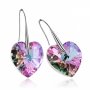 Комплект,Обеци,Колиета Сваровски "сърце" SWAROVSKI® Всички цветове, снимка 9