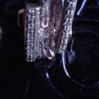  Марков сребърен дизайнерски пръстен, снимка 2 - Пръстени - 19124767
