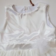 Бяла Рокля - 92,98 см, снимка 2 - Детски рокли и поли - 18390677