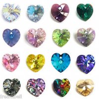 Гривна Сваровски "Heart'' 11мм. Crystals from SWAROVSKI® , снимка 5 - Гривни - 23350899