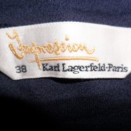 Karl Lagerfeld 100 % оригинален автентичен дизайнерски топ, снимка 2 - Потници - 11025289