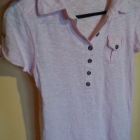 Дам.тениска-"FISHBONE"-/памук/-св.розова. Закупена от Германия., снимка 11 - Тениски - 21997164