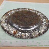 Чинийка метална с орнаменти - 56,5 гр., снимка 2 - Други ценни предмети - 18349344