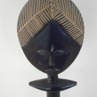  Мъжка и женска фигура Ашанти, Гана, снимка 5 - Колекции - 23589746