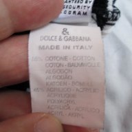 Dolce&Gabbana жилетка с цип на бели и черни ивици размер L., снимка 4 - Пуловери - 8895243