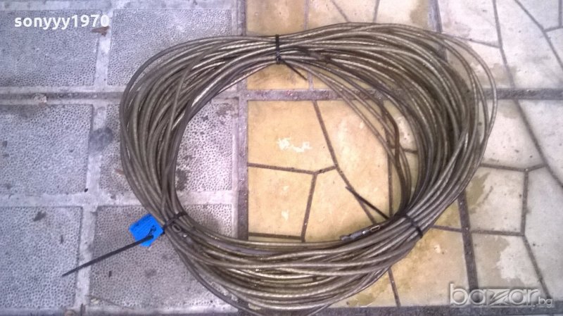 въже-стоманено-пломбажно от тир/ремърке-30метра, снимка 1