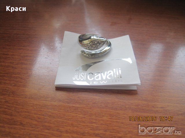 Оригинален нов пръстен Just Cavalli, снимка 3 - Пръстени - 17385180