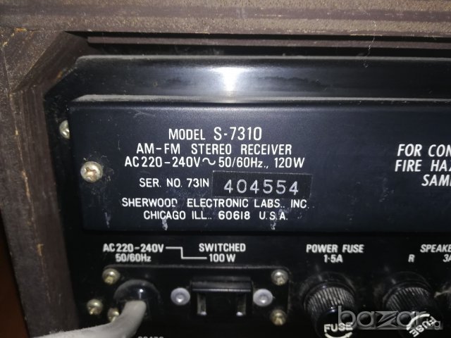 sherwood stereo receiver-made in japan-внос швеицария, снимка 14 - Ресийвъри, усилватели, смесителни пултове - 20980387