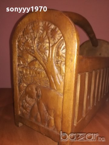 ретро колекция с дърворезба-40х38х20см-внос швеицария, снимка 16 - Колекции - 20936724