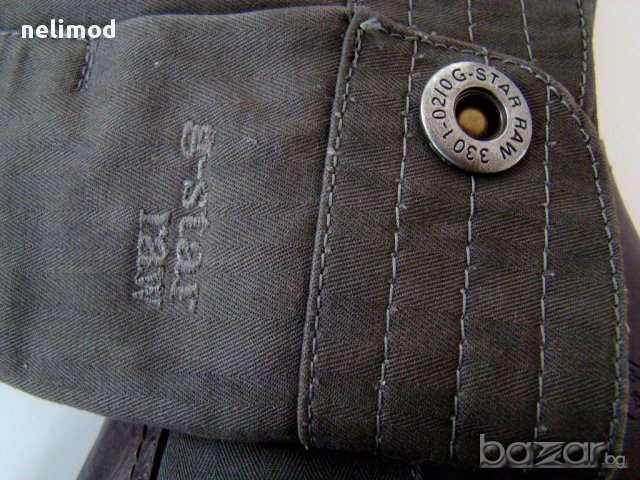 G Star Raw 3301 original size UК 4 37 номер  иСТИНСКИЯ чЕРЕН пЕТЪК  55,00 лв, снимка 8 - Дамски ботуши - 12633335