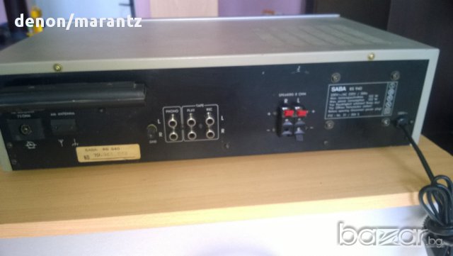 saba rs-940 stereo receiver-made in germany-внос швеицария, снимка 11 - Ресийвъри, усилватели, смесителни пултове - 8402437