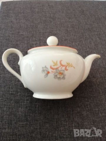 Стар немски порцеланов чайник. , снимка 2 - Колекции - 24798507