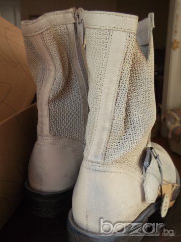 Bronx, нови ботуши, естествена кожа, 37 номер, сиви, снимка 6 - Дамски ботуши - 7544937