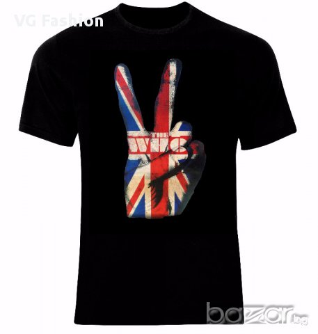 Ху The Who Logo British Flag England United Kingdom UK Тениска Мъжка/Дамска S до 2XL, снимка 1