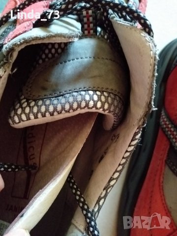 Дам.обувки/маратонки-/ест.кожа/-"JANINA"-№39-цвят-черно+червено. Закупени от Германия., снимка 10 - Дамски ежедневни обувки - 24927287