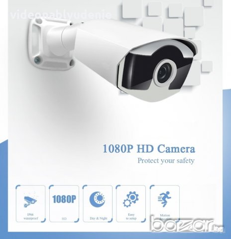 FULL HD AHD 1080р 2mpx SONY IMX323+V30E 4ARRAY IR-CUT Удароустойчива Водоустойчива Камера, снимка 3 - HD камери - 20235789