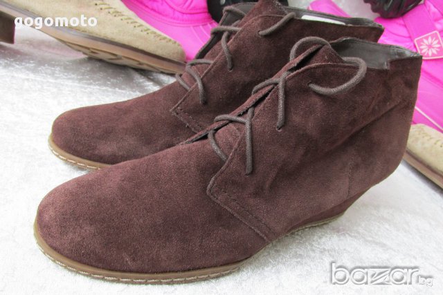 КАТО НОВИ дамски кларкове FRANCO SARTO original, N- 39, 100% естествен велур, GOGOMOTO.BAZAR.BG, снимка 3 - Дамски боти - 16378111