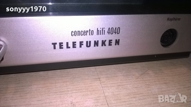 telefunken concerto hifi 4040-stereo-внос швеицария, снимка 12 - Ресийвъри, усилватели, смесителни пултове - 22146581