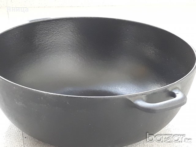 COPCO  от чугун  (wok), снимка 1 - Прибори за хранене, готвене и сервиране - 21364891