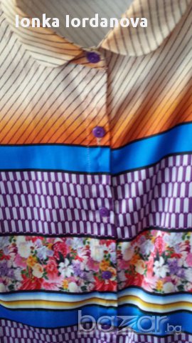 Дамска риза, размер М-Л, снимка 2 - Блузи с дълъг ръкав и пуловери - 17803299