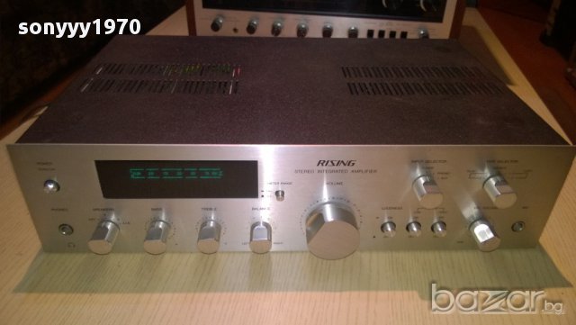 rising sc-3 stereo amplifier-made in japan-250watts-внос швеицария, снимка 8 - Ресийвъри, усилватели, смесителни пултове - 9278371