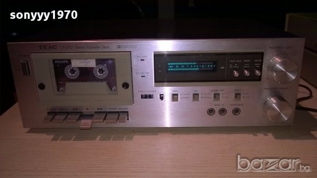 Teac cx-270 cassette deck-made in japan-нов внос швеицария, снимка 3 - Ресийвъри, усилватели, смесителни пултове - 13480854