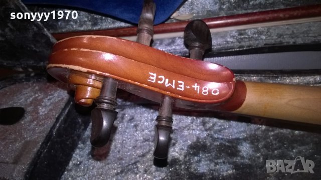 цигулка с лък и куфар-внос франция, снимка 11 - Струнни инструменти - 22458298