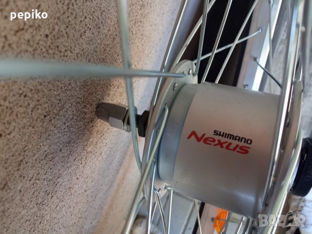 Продавам колела внос от Германия комплект алуминиева капла 20 цола с динамо главина SHIMANO NEXUS, снимка 3 - Велосипеди - 26141336
