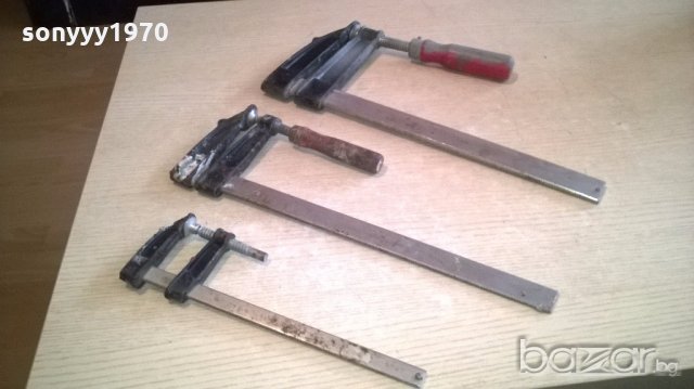 стеги-3бр-внос франция-38х18см+37х12см+26х9см, снимка 3 - Други инструменти - 19920220