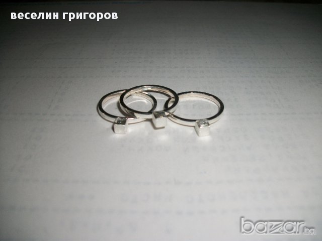 сребърни пръстени, снимка 4 - Пръстени - 11628671