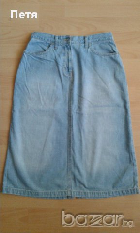 Дънкова пола Tom Tailor, снимка 4 - Поли - 17866843