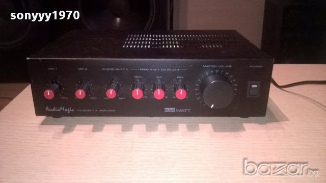Audio magic pa-2042 profi amplifier-mono-внос швеицария, снимка 9 - Ресийвъри, усилватели, смесителни пултове - 15259581