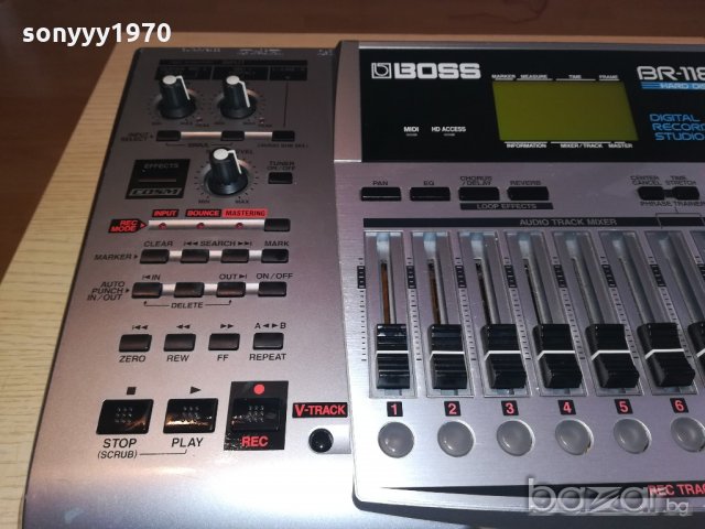 boss br-1180 hard disk-digital recording studio-внос англия, снимка 8 - Ресийвъри, усилватели, смесителни пултове - 20829785