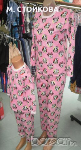 ЛИКВИДАЦИЯ! памучна ватирана пижама Мими Маус - последен брой, снимка 3 - Детски пижами - 20102869