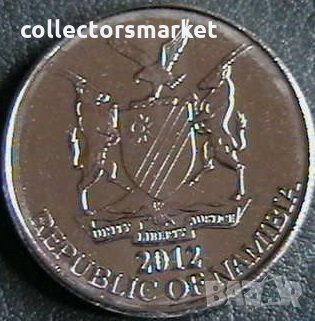 5 цента 2012, Намибия, снимка 2 - Нумизматика и бонистика - 22896351