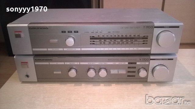 grundig-amplifier-за ремонт+grundig-tuner-здрав-внос швеицария