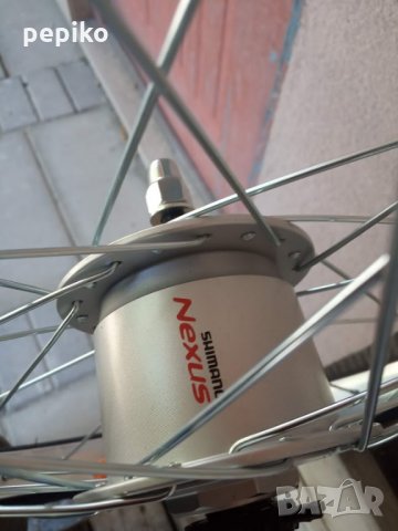 Продавам колела внос от Германия комплект алуминиева капла 20 цола с динамо главина SHIMANO NEXUS, снимка 6 - Велосипеди - 26141336