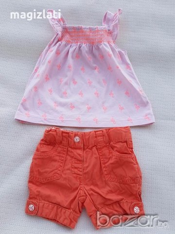 Лот панталонки и туника 3-6 месеца , снимка 1 - Комплекти за бебе - 18449078