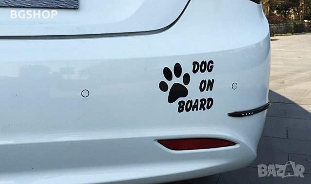 Куче на борда / Dog on Board - Черен, снимка 2 - Аксесоари и консумативи - 26070112