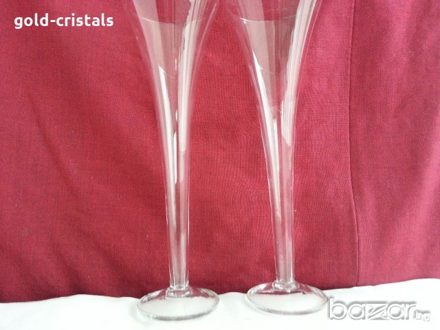 две кристални високи ритуални чаши, снимка 7 - Чаши - 20121770