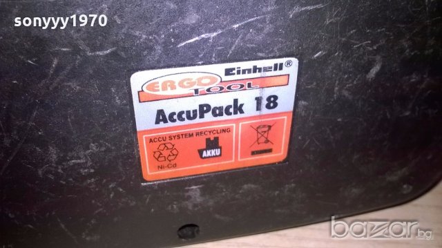 einhell-18v battery pack-15лв-внос швеицария, снимка 6 - Други инструменти - 18393703