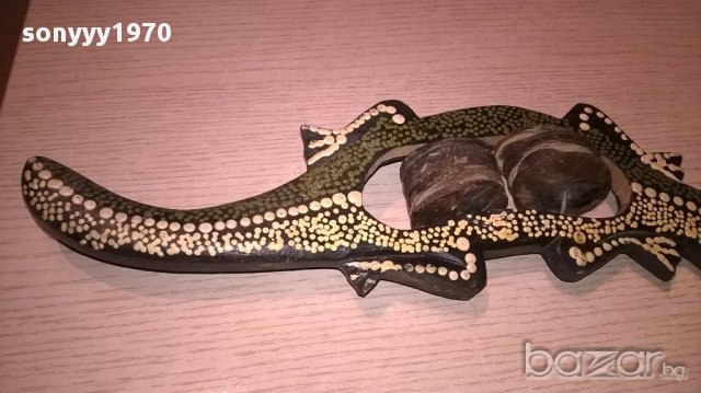 Ретро музикален инструмент-31/9см-внос швеицария, снимка 5 - Антикварни и старинни предмети - 16519664