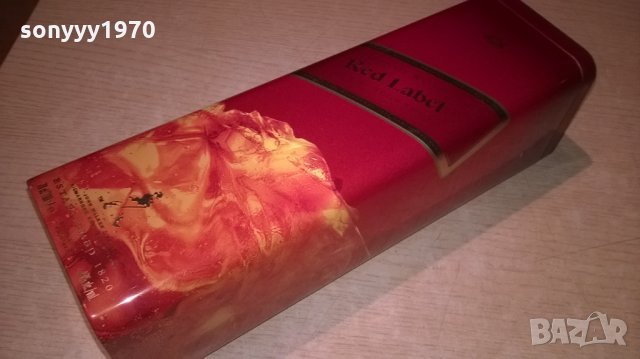 johnnie walker-red label-метална кутия от уиски, снимка 5 - Колекции - 22889658