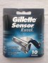 GILLETTE Sensor Excel 10 бр. ножчета - GILLETTE Sensor 3, снимка 1 - Мъжка козметика - 24536526