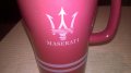 ❤️maserati-чаша керамика с капак-14х12х9см и лъжица-16см, снимка 13