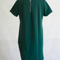 Тъмнозелена рокля марка 	by Hellene, снимка 3 - Рокли - 17557343