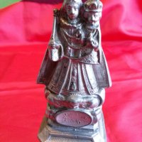 Стара Френска Католическа Статуетка Девата с Младенеца, снимка 5 - Антикварни и старинни предмети - 25255710