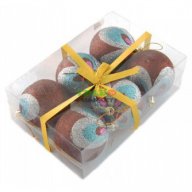 Декоративни топки за окачване на елха в блестящи наситени цветове. , снимка 2 - Коледни подаръци - 16204823