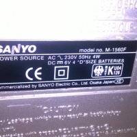 sanyo m-1560f japan-радио касета-внос швеция, снимка 8 - Радиокасетофони, транзистори - 25529784